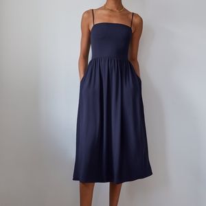 Aritzia Noel Dress in Indigo size 4